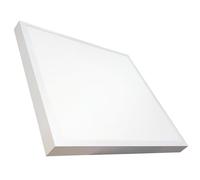 LED ATOMANT Plafonnier LED Surface Carré 60x60cm 48W, CCT (Sélecteur de Couleur Blanc Chaud, Neutre et Froid), 5500 Lumens, Driver inclus