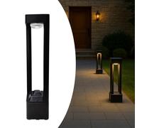 LED ATOMANT Potelet eclairage Extérieur 4W, Borne Solaire Extérieur, CCT (Sélecteur de Couleur Blanc Chaud, Neutre et Froid), IP67 Étanche, Lumière Extérieure sur Pied pour Allées et Jardins