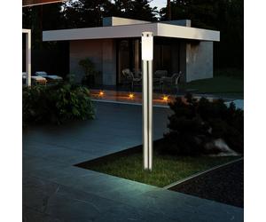LED Außenstehlampe Lampadaire Lampe Support de Lampe Inox Jardin Borne Lumineuse