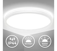 LED Bad-Deckenleuchte, weiß, LED/18W