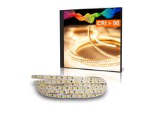 LED Bandes Étroit Pro 5mm Large Blanc Chaud (3000K) 18W 3 Mètre 12V IP20 Cri 92