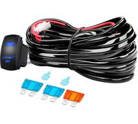 Led Bar À Barres De Câblage Harnais De Câblage Kit Embarqué 12v 16awg Interrupteur Marche/Arrêt Puissance Relais Fusible Pour Des Lumières De Conduite Hors Route Feux De Travail[Car8302995]
