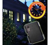 Led-Batterie-Netz Extérieur 100er 1,5x1,5m + Minuteur 3xAA Feux D'Éclairage