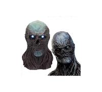 (LED bleue) Masque drôle adulte enfant Cosplay horreur monstre démon Latex casque Halloween Costume