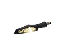 LED Blinker Infinity-F, schwarz, Rauchglas, Positionslicht vorn E-geprüft