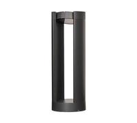 LED Borne Eclairage Exterieur Dylen (Moderne) en Noir Aluminium (1 lampe,à), Lumineuse Exterieur, Luminaire Lampe Jardin, Led