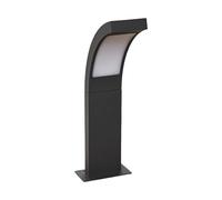 LED Borne Eclairage Exterieur Juvia (Moderne) en Noir Aluminium (1 lampe,à), Lumineuse Exterieur, Luminaire Lampe Jardin, Led