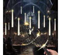 LED Bougie Flottantes, 12PCS Bougies Flottantes Suspendues, Halloween Bougies électrique à Suspendre, Floating Candles pour Noël, Party, Mariage