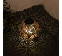 LED Boule Solaire Prise Lampe Pointe Tissage Extérieur Terrasse Véranda Lampe
