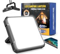 Led Camping Lamp Rechargeable 2000lm,Power Bank 20000mah Battery,4 Lighting Modes,Ipx5 Waterproof Led Lantern For Camping And Hiking Tents,Emergency,Fishing,Power Outage