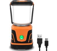 Led Camping Lantern,Powerful Camping Light,2200 Lumens,Ipx4 Waterproof Camping Light,Portable Battery Operated Camping Light With 4 Lighting Modes,Adjustable Brightness