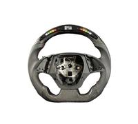 LED Carbon Fiber Steering Wheel Compatible For Chevrolet Camaro SS ZL1 FFTY Corvette C7 2016-2024 RPM LED Customizeds Racing Wheel(Carbon)