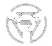 LED Ceiling Light Panel 72W 3-Color Dimmable(3PCS)
