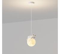 LED Chambre Chambre Chevet Lune Applique Murale Couloir Balcon Suspension Restaurant Chambre Principale Petit Pendentif, Tricolor Dimming, D