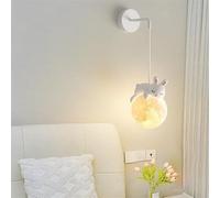 LED Chambre Chambre Chevet Lune Applique Murale Couloir Balcon Suspension Restaurant Chambre Principale Petit Pendentif, Cool White(5500-7000k), D