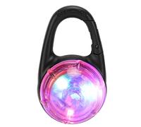 LED Chien Pendentif Lumineux étanche Collier Pince lumière pour la sécurité Nocturne en Plein air Chien Chats (Lumière Rose)