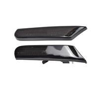 LED Clignotants 2 Pièces pour 911 pour Boxster Typ 996 986 Carrera GT2 GT3 Dynamique Ambre LED Marqueur Latéral Voiture Clignotant Séquentiel Clignotant(Dynamic Smoked Type)