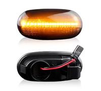 LED clignotants 2 Pièces Pour Mitsubishi Pour PAJERO Pour MIRAGE LEGNUM/Lancer GALANT LED Marqueur Latéral Dynamique Clignotant Sans Erreur Clignotant Séquentiel Clignotants latéraux(2pcs Smoked Dynam