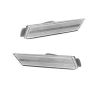 Led Clignotants Auto Boîtiers Feux Gabarit Latéraux Pare-chocs Avant Et Arrière Fumés/ambres/rouges/transparents Pour Chevy Pour Camaro 2010-2015, Sans Ampoule Clignotants Auto(Clear Lens Front)