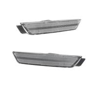 Led Clignotants Auto Boîtiers Feux Gabarit Latéraux Pare-chocs Avant Et Arrière Fumés/ambres/rouges/transparents Pour Chevy Pour Camaro 2010-2015, Sans Ampoule Clignotants Auto(Clear Lens Rear)