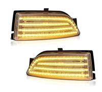 Led Clignotants Auto Lot De 2 Clignotants Dynamiques À LED Pour Ford Pour Ranger 2019 2020 2021 2022, Indicateur De Rétroviseur Séquentiel, Pièces Automobiles Clignotants Auto(Clear Lens)