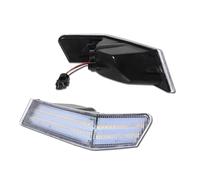 Led Clignotants Auto Pour Jeep Pour Patriot 2007-2017 Switchback Clignotant Séquentiel À LED Ambre Pare-chocs Avant Avec Feux Jour Blancs Et Feux Stationnement Indicateurs Latéraux(Clear Lens)