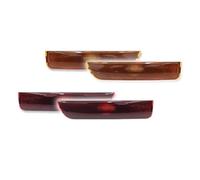 Led Clignotants Auto Pour VW Pour Passat Pour B5.5 2001 2002 2003 2004 2005 Boîtiers Feux De Position Latéraux Avant/arrière Voiture À Lentille Fumée/ambre/rouge Clignotants Auto(4pcs amber red lens)