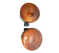 Led Clignotants Auto Une Paire Pour Jeep Pour Wrangler Jk 2007 2008 2009 2010 2011 2012 2013 LH & RH Avec Clignotant À Ampoule(Jaune)