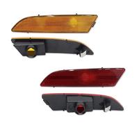 LED Clignotants Boîtiers Feux Position Latéraux Pare-Chocs Avant Et Arrière pour Chrysler pour Crossfire Coupé/Clignotant Cabriolet Feu Stationnement(4pc Yellow Red Lens)