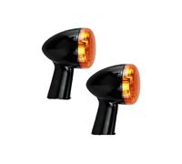 LED Clignotants pour Har&Ley Sportster 883 Iron XL1200 1992-2019 2021 2022, 2X, Lumières LED Ambre, Noir/Chrome Clignotants Arrière De Moto