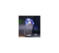 LED Clock Fan -Mini USB Powered Cooling Flashing Real Time Display Function Fan