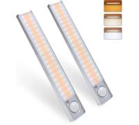 LED Closet Light Motion Sensor Light Brightness with 3 Colours Rechargeable Wireless Suitable for