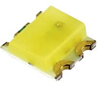 LED CMS multicolore 0605 TRU COMPONENTS AL-S0605SRNWY/50-06R 1093642 rouge, blanc 130 mcd, 500 mcd 120 °, 120 ° 20 mA, 20 mA 1.8