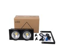 LED COB Blinder, Puissance 200W, Double options d'éclairage , Blanc froid chaud, Prise EU
