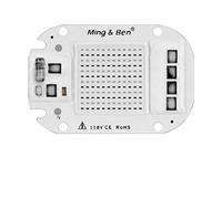LED COB Lampe Perle 110V 220V 20W 30W 50W Smart IC LED Puce DIY Pour LED Projecteur Décoration Rouge Vert Bleu Jaune Chaud Jour Blanc-Bleu_20 W 220 V