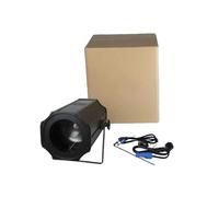LED COB Zoom Par Light, puissance 200W, angle de focalisation réglable, lumière chaude, prise EU