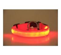 LED collier de chien rechargeable USB Disponible en 8 couleurs rend votre chien visible Pealer2192 G