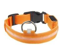 LED collier de chien rechargeable USB Disponible en 8 couleurs rend votre chien visible Pealer2198 G