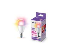 Wiz Ampoule Wi‑Fi couleur E14 – équivalent 40W, 470 lm, compatible Alexa, Google Assistant et HomeKit