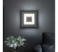 Applique murale design LED cristal spot salon salle à manger lampe chromée Globo 56225-6