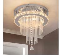LED Crystal Chandelier Plafonnier Lampe pendante Hallway Bedroom Changeable 31W