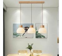 LED de Lustre en Verre en rondins Peut être Trois Tons en Verre léger Pendentif léger Salon Salle à Manger décoration décoration plafonnier Lampe Suspendue éclairage, Lustre au Plafond