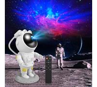 Led De Projection De Ciel Etoilé,Astronaut Projector Galaxy Nightlight Avec Nebula,Minuterie,Télécommande Et Rotation De 360°,Eclairage Home Cinéma Ou Lumière D'Ambiance De Chambre,Cadeau Pour Enfant