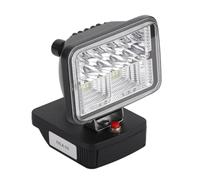 LED DE TRAVAIL LED pour la série Metabo 18V - alliage de zinc durable, dissipation de chaleur supérieure, éclairage large, travail en plein air et éclairage en plein air,