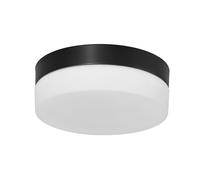LED Deckenleuchte Bain Verre Métal IP44 Ø24 CM 12 W 2700 K Plafonnier Blendarm
