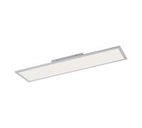 LeuchtenDirekt Plafonnier blanc, 1 panneau LED, 19 W/3000 K, 1 panneau LED/5 W/3000 K, éclairage intérieur, IP20, interrupteur série 12204-16