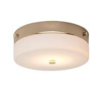 LED Deckenleuchte en Or Poli IP44 Ø24cm Classique Bain Lumière