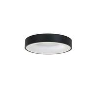 LED Deckenleuchte Plastique Métal Noir Blanc 2700 K Plafonnier Blendarm