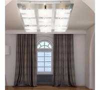 LED Design Couvrir Lampe Chrome Verre Éclairage Lumière la Vie Sommeil Grand