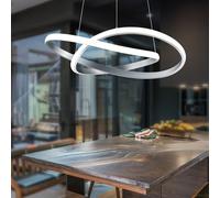LED Design Pendentif Plafonnier Interrupteur DIMMER Salon Anneau Suspendu Luminaire Réalité R32051107